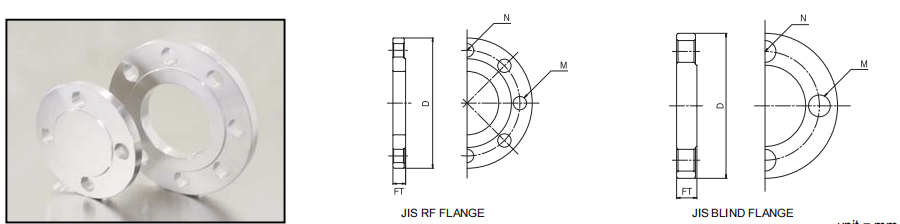 TKF TK-FUJINKIN TKSCT 富士金 法蘭連接 標(biāo)法蘭/日標(biāo)盲板法蘭參數(shù)