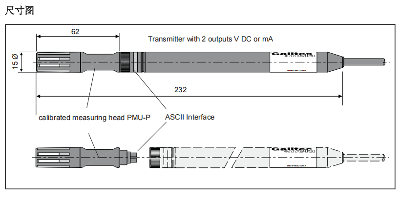 蓋加美Galltec+mela PM15P型 溫濕度變送器批發(fā)